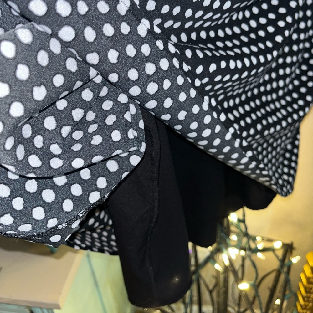 Lane Bryant Polka Dot Off-the Shoulder Top Sz 26 - Picture 4 of 11